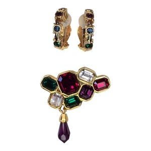 Swarovski Multicolor Crystal Earrings